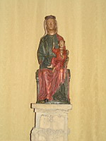 Gaillac, Abbatiale St-Michel, Statue de la Vierge a l'enfant (XIVeme)(2)